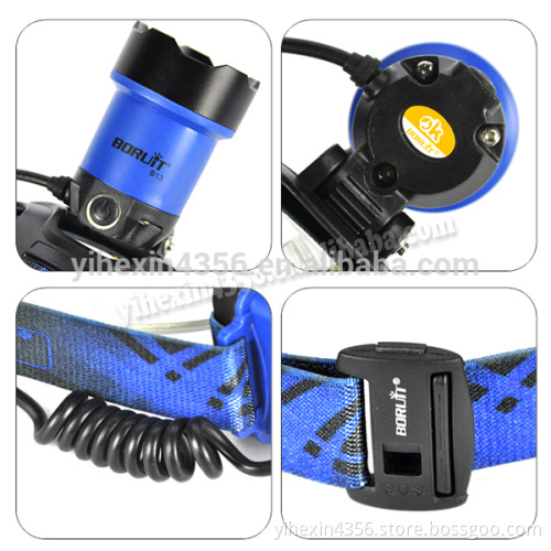 Newest Model Super Bright B13 Cree XM-L2 1200LM Rechargeable LED Headlight